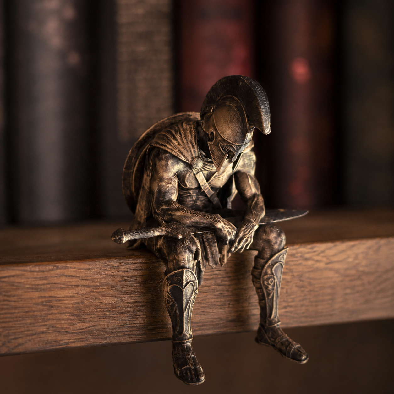 🔥49% Off Last Day - ⚔️Last Day 60% OFF - Ancient Greek Warrior Shelf Sitter