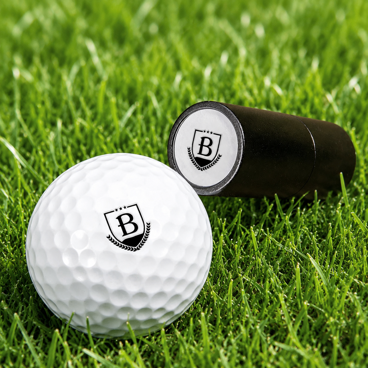 Personalized Golf Ball Stamp with Monogram Initials – Custom Name Golf Ball Marker Gift for Golfers