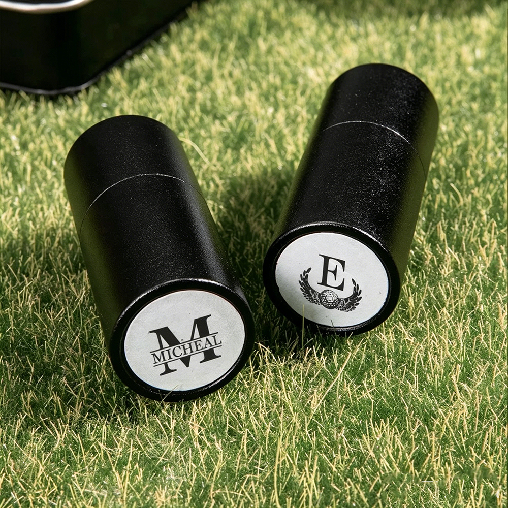 Personalized Golf Ball Stamp with Monogram Initials – Custom Name Golf Ball Marker Gift for Golfers