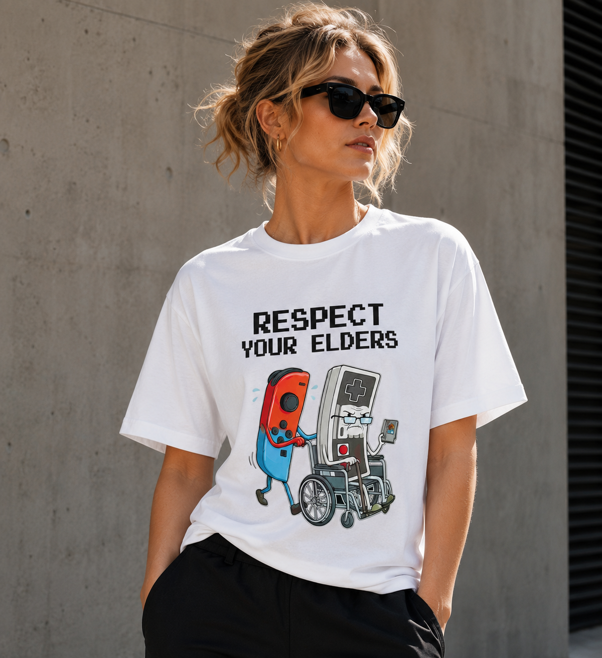 Funny Retro Gamer Tee – Vintage Arcade Gaming Graphic T-Shirt for Gamers