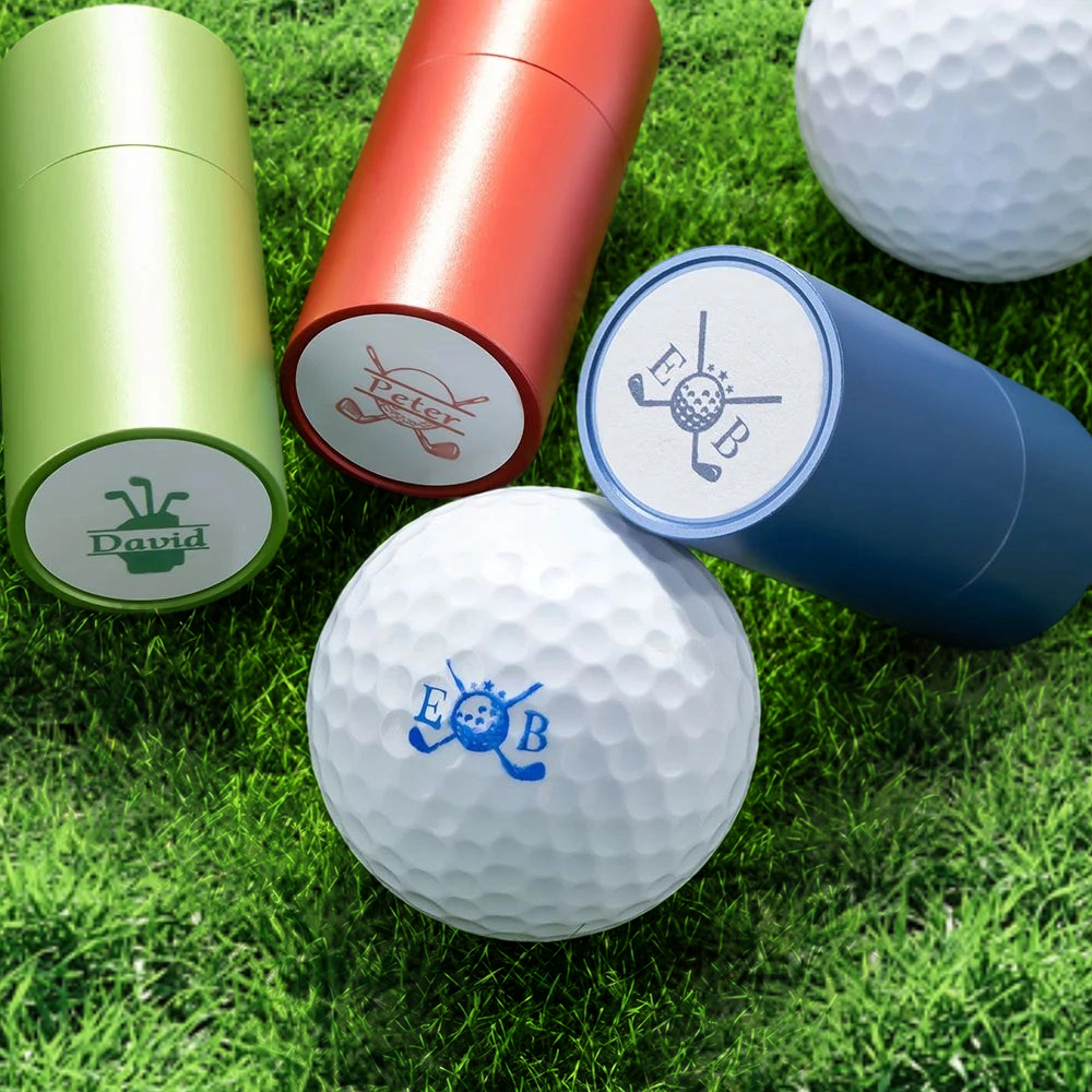 Personalized Golf Ball Stamp with Monogram Initials – Custom Name Golf Ball Marker Gift for Golfers