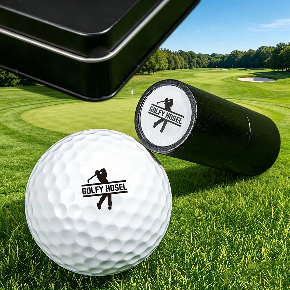 Personalized Monogram Golf Ball Stamper, Custom Golf Logo Marker Golf Accessory Gift