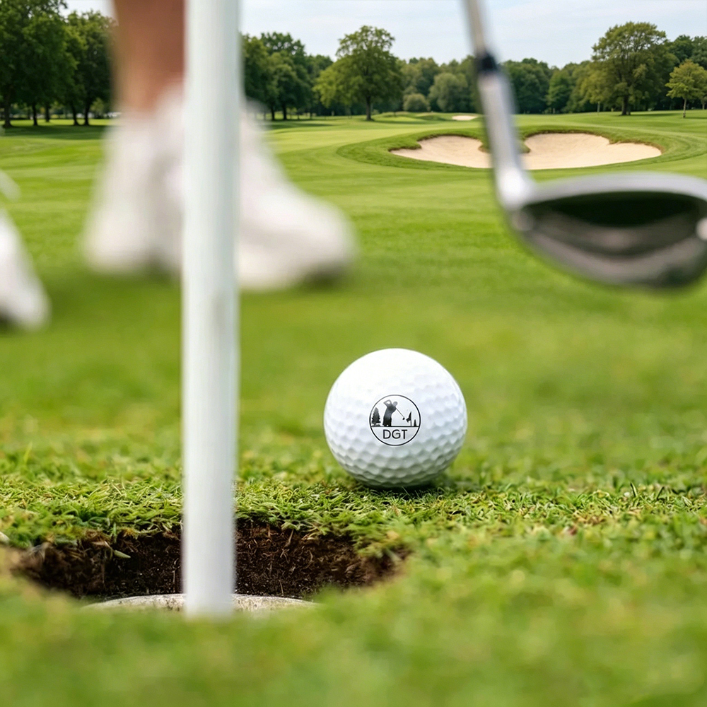 Custom Golf Ball Stamp with Colorful Metal Case – Personalized Logo & Text Imprinter for Golfers