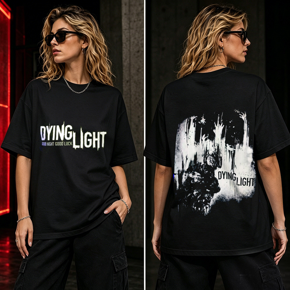 Dying Light Survivor Graphic T-Shirt – Post-Apocalyptic Horror Gaming Tee