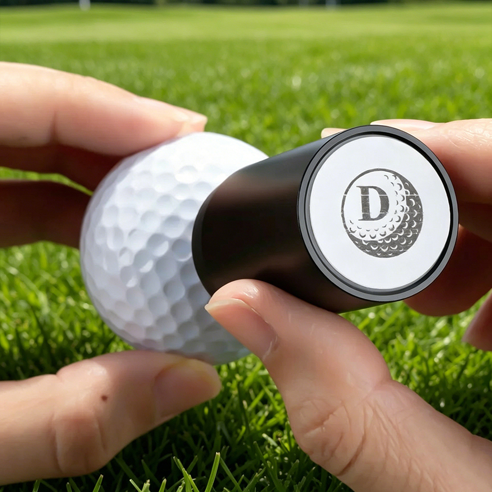 Personalized Golf Ball Stamp with Monogram Initial & Name – Custom Golf Ball Marker Stamp Gift for Golfers Birthday Gift