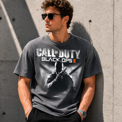 Black Ops Inspired Gaming Tee – Tactical FPS Shooter Graphic T-Shirt