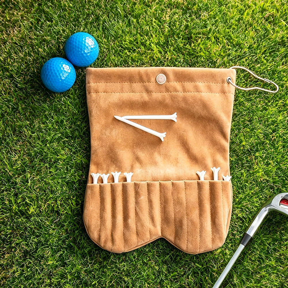 Custom Golf Ball Pouch - Personalized Funny "Ball Sack" with Photo & Name