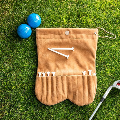 Custom Golf Ball Pouch - Personalized Funny "Ball Sack" with Photo & Name