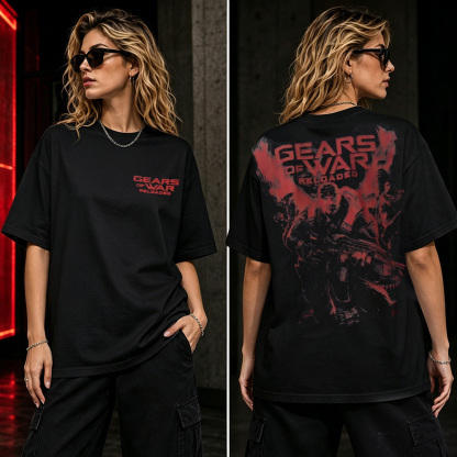 Gears of War Reloaded Vintage Graphic T-Shirt – Tactical Gamer Streetwear Tee
