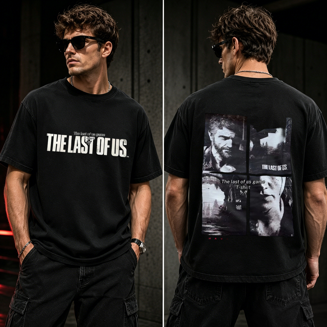 The Last of Us Survival Journey Graphic T-Shirt – Post-Apocalyptic Gamer Tee