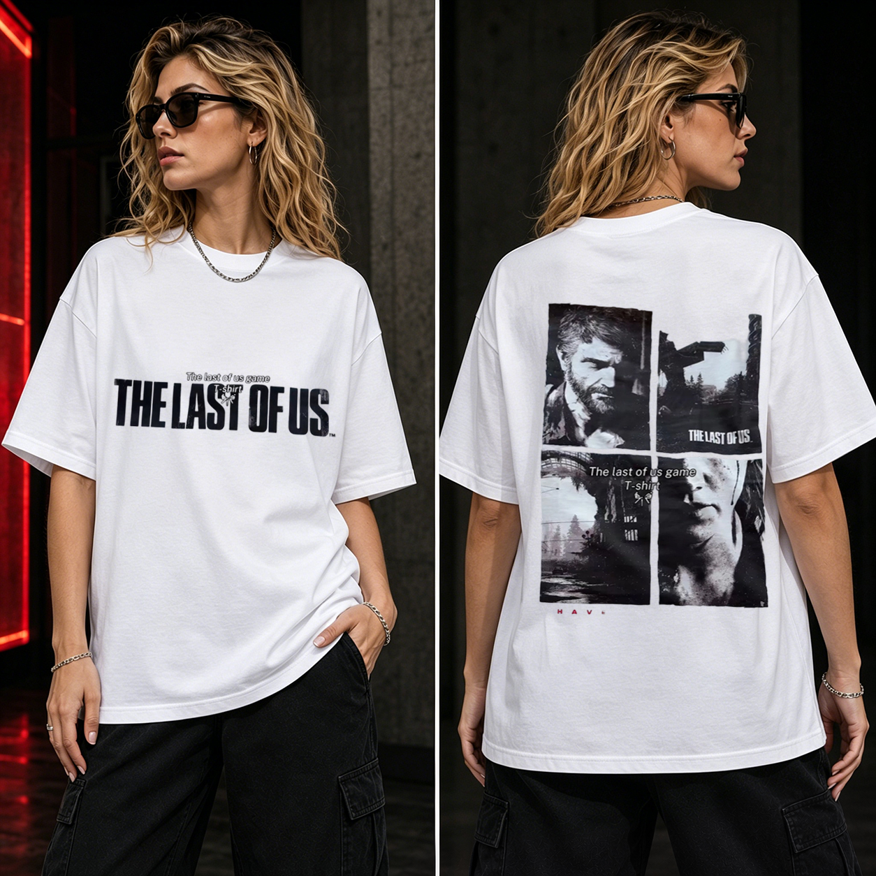The Last of Us Survival Journey Graphic T-Shirt – Post-Apocalyptic Gamer Tee