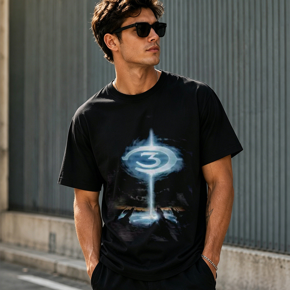 Halo 3 Energy Beacon Graphic T-Shirt – Legendary Sci-Fi Gamer Tee
