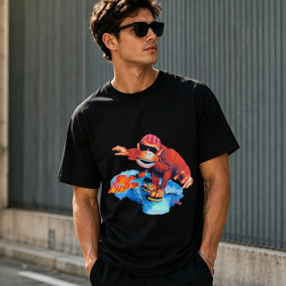 Donkey Kong Retro Surf Graphic T-Shirt – Classic Arcade Gamer Tee