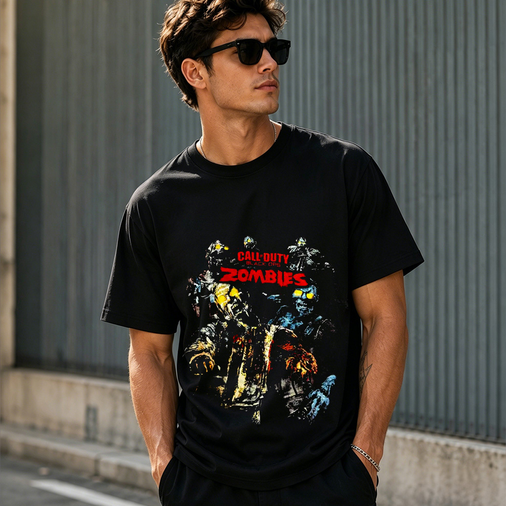 Call of Duty Zombies Graphic T-Shirt – Undead Survival Gamer Horror Tee