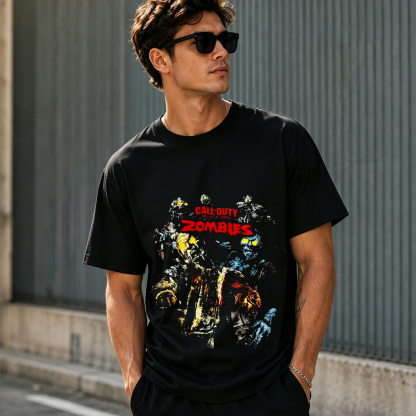 Call of Duty Zombies Graphic T-Shirt – Undead Survival Gamer Horror Tee