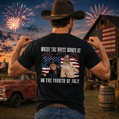 4th of July Patriotic Graphic T-Shirt