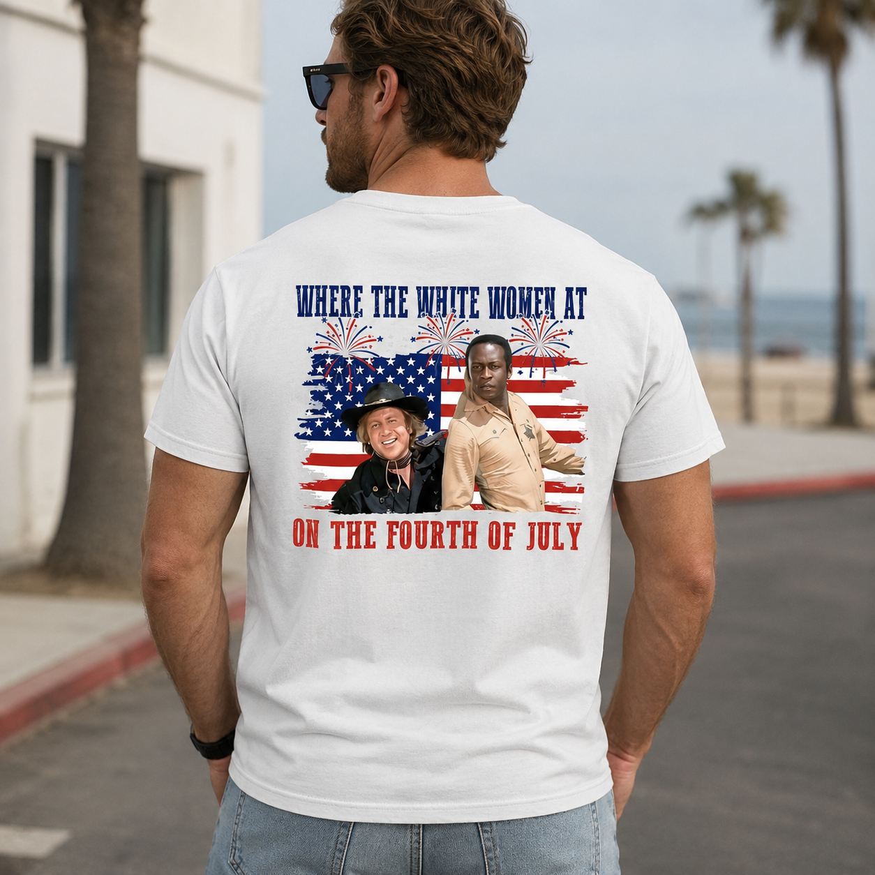 4th of July Patriotic Graphic T-Shirt