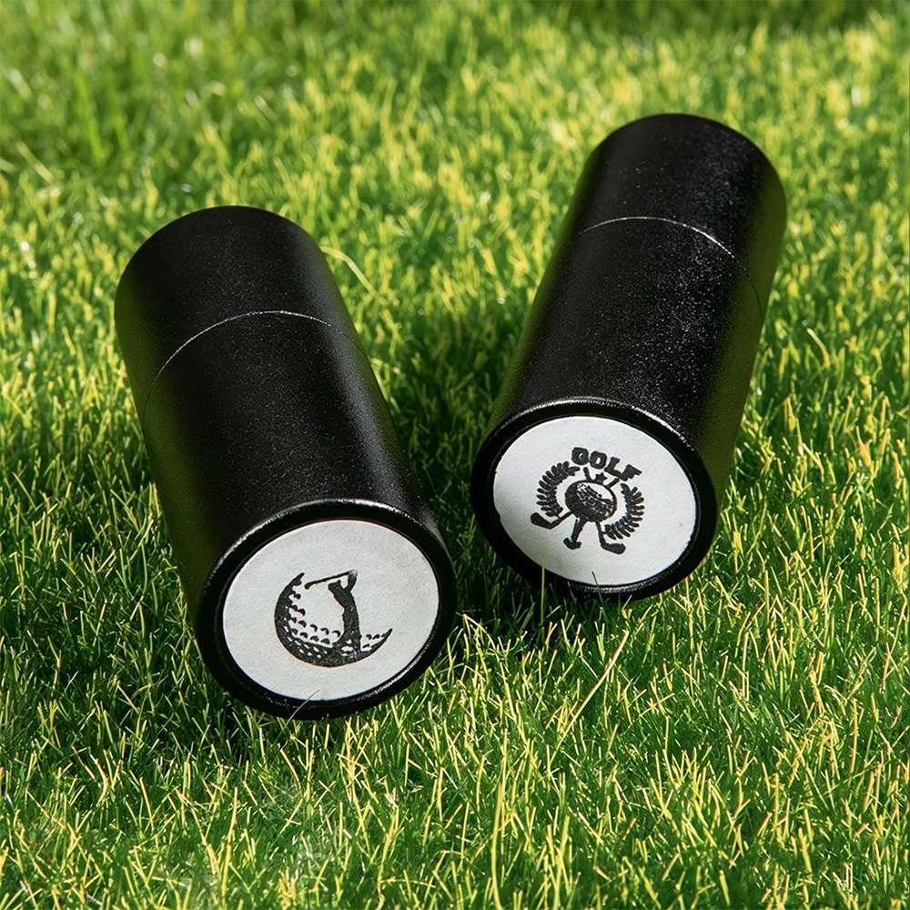 Personalized Logo Golf Ball Stamp, Custom Portrait & Icon Self-Inking Golf Ball Stamp with Metal Storage Box, Gift for Golf Lovers