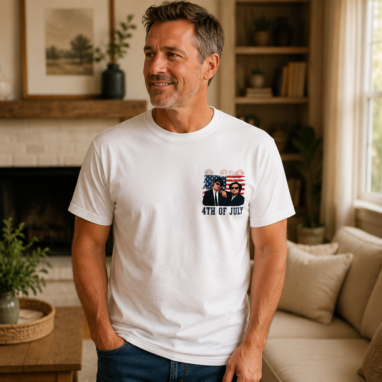 106 Miles to Freedom Patriotic Graphic Tee – 4th of July USA 250th Edition Vintage Freedom Shirt