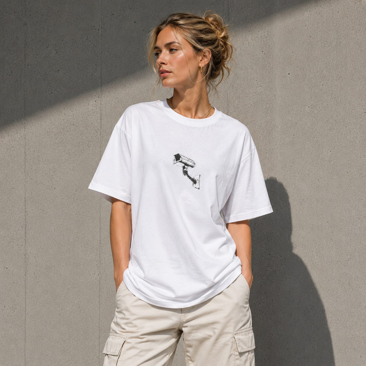 Manhunt Promo Security Camera Graphic T-Shirt – Vintage Gamer Streetwear Tee