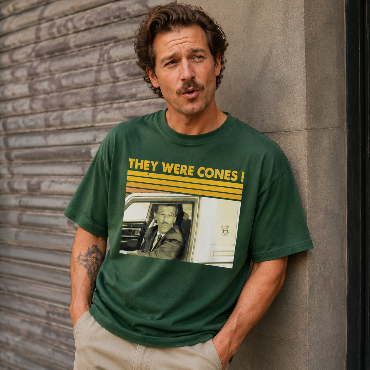 “They Were Cones!” Vintage Movie-Inspired Graphic Tee