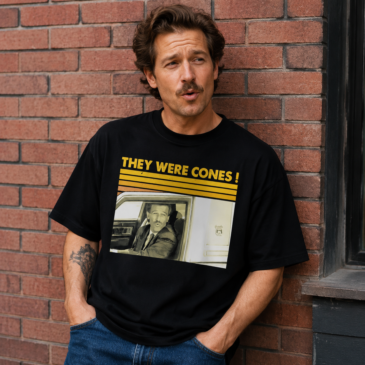 “They Were Cones!” Vintage Movie-Inspired Graphic Tee
