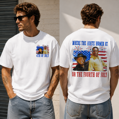 Vintage 4th of July Western Meme Graphic Tee – Patriotic Streetwear Unisex T-Shirt