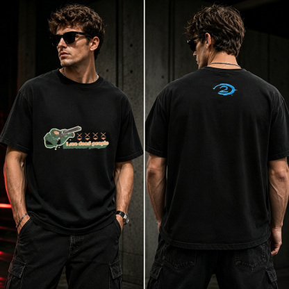 I See Dead People Retro Gaming T-Shirt – Classic FPS Inspired Graphic Tee