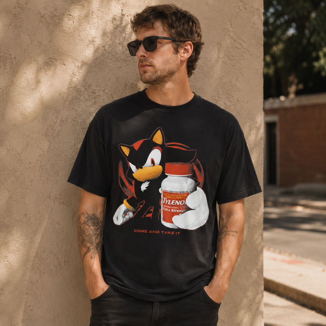 [Copy]Charlie Smiling Friends Graphic Oversized Streetwear T-Shirt – Cartoon Character College Print Tee