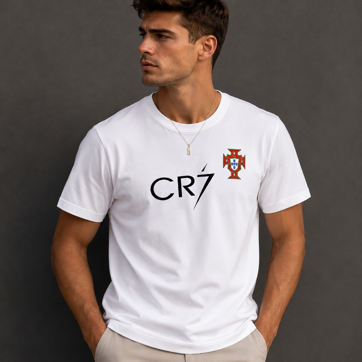 CR7 Portugal National Team Graphic World Cup Fan T-Shirt