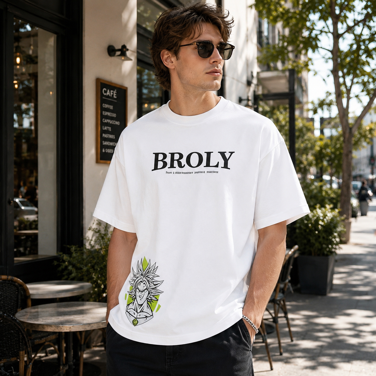 Neon Energy Berserker Muscle Warrior Graphic Oversized Black Streetwear T-Shirt