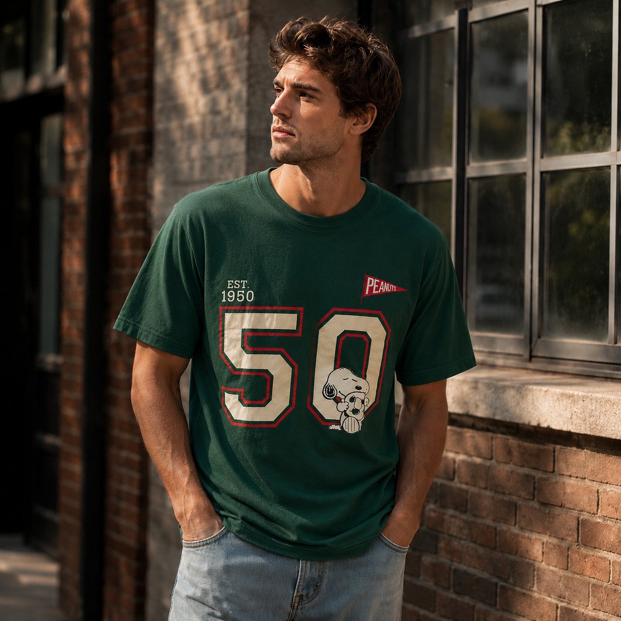 Mexico Vintage “50” Sports Football Graphic Athletic T-Shirt