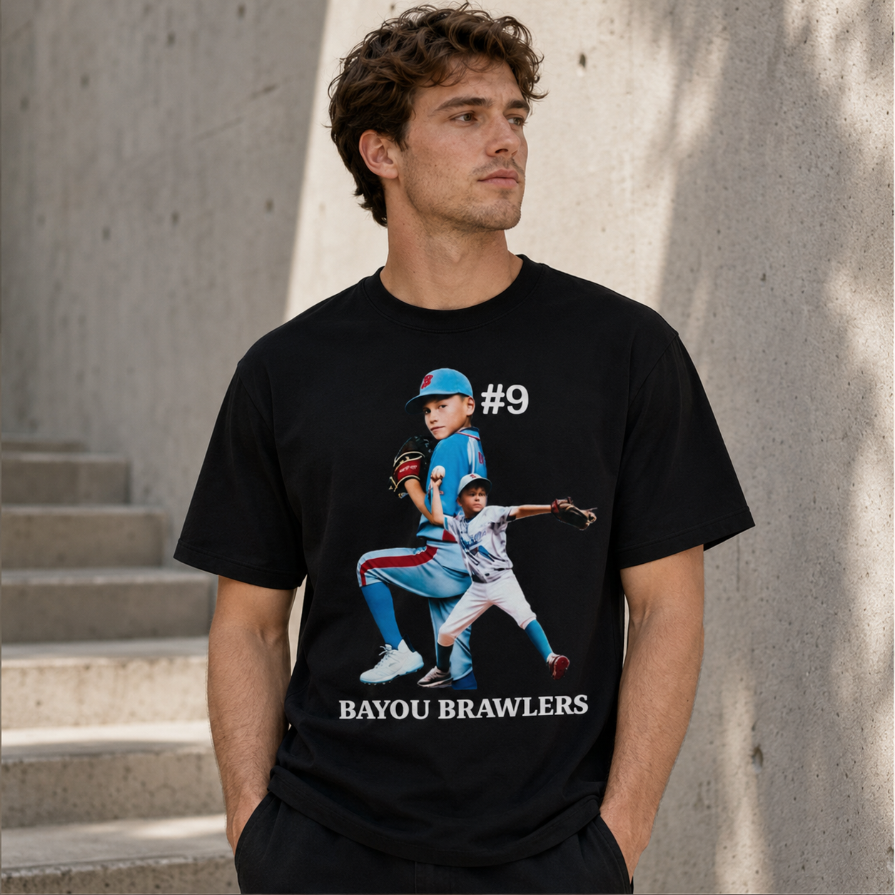 Youth Softball Graphic Sports T-Shirt – Casual Short-Sleeve Tee with Sports Print