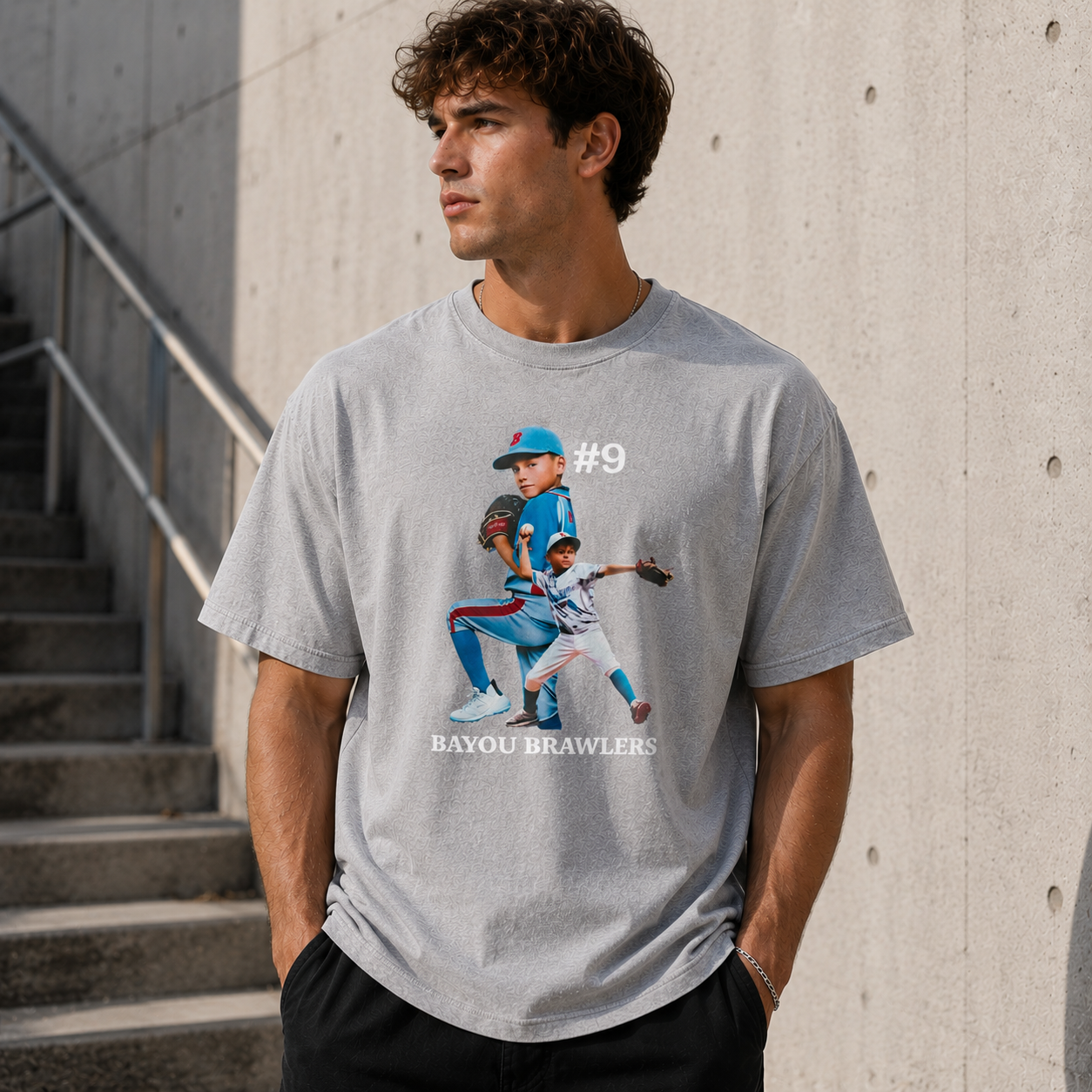 Youth Softball Graphic Sports T-Shirt – Casual Short-Sleeve Tee with Sports Print