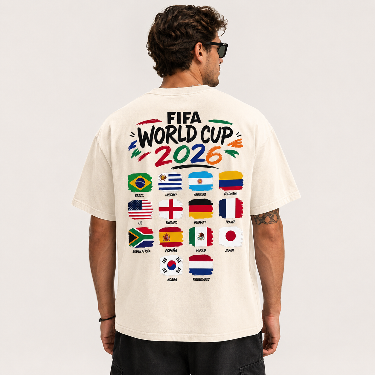 2026 World Cup Legends Double-Sided Graphic T-Shirt
