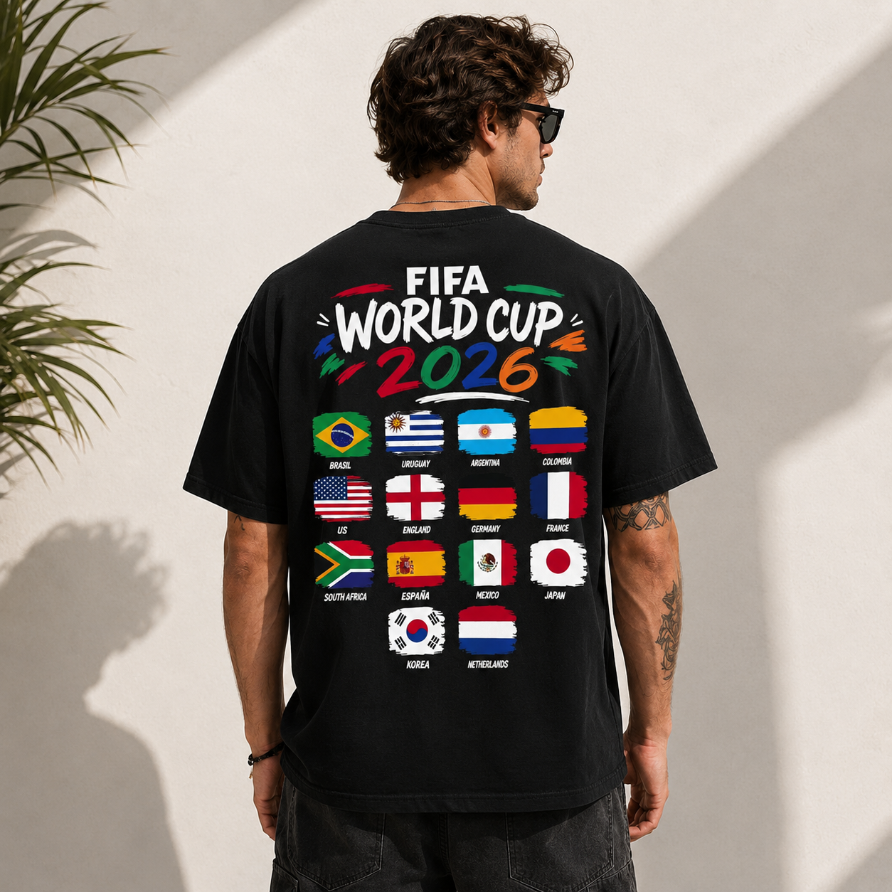 2026 World Cup Legends Double-Sided Graphic T-Shirt