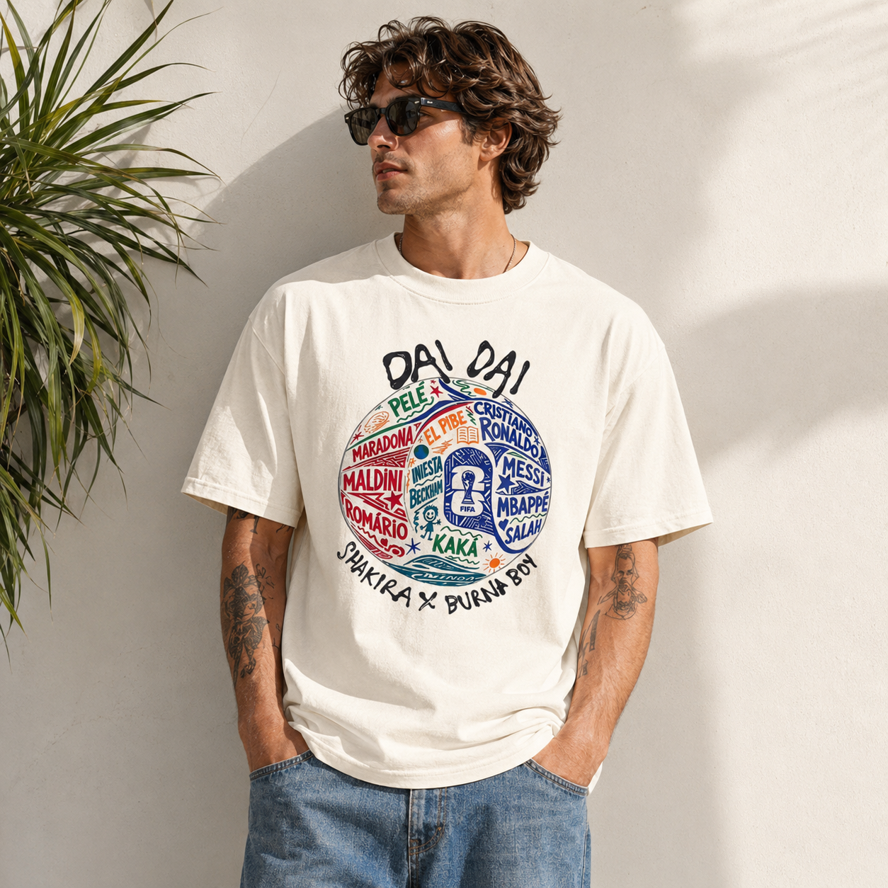 2026 World Cup Legends Double-Sided Graphic T-Shirt