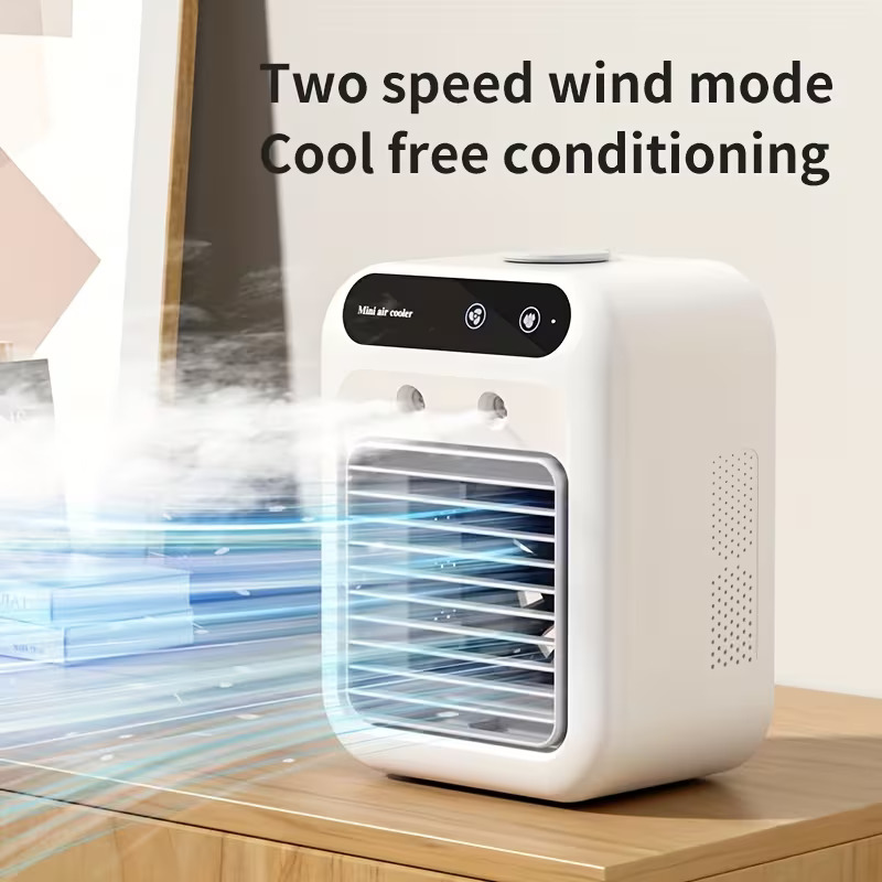 💥 Big Summer Sale🔥Buy 1 Get 1 Free🔥USB Travel - Quiet Mini Table Fan  And Air Cooler - Portable Personal Cooling Fan