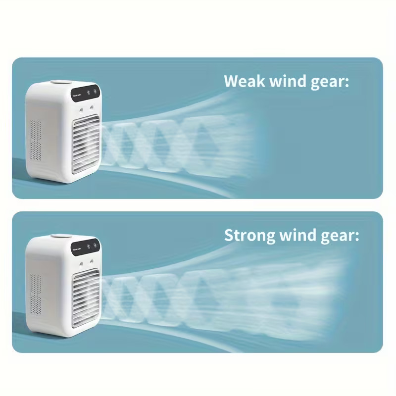 💥 Big Summer Sale🔥Buy 1 Get 1 Free🔥USB Travel - Quiet Mini Table Fan  And Air Cooler - Portable Personal Cooling Fan