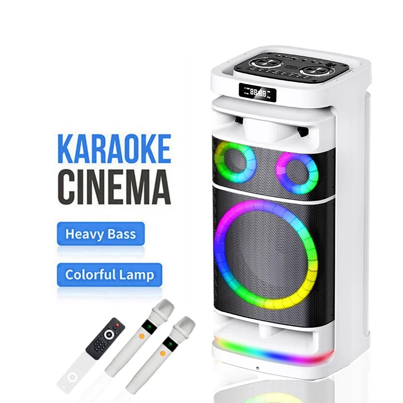 🔥Today's Special🔥GEDI-G GD 9010 High Quality Sound System Dj Equipment Trolley Speaker Party Speaker Wireless
