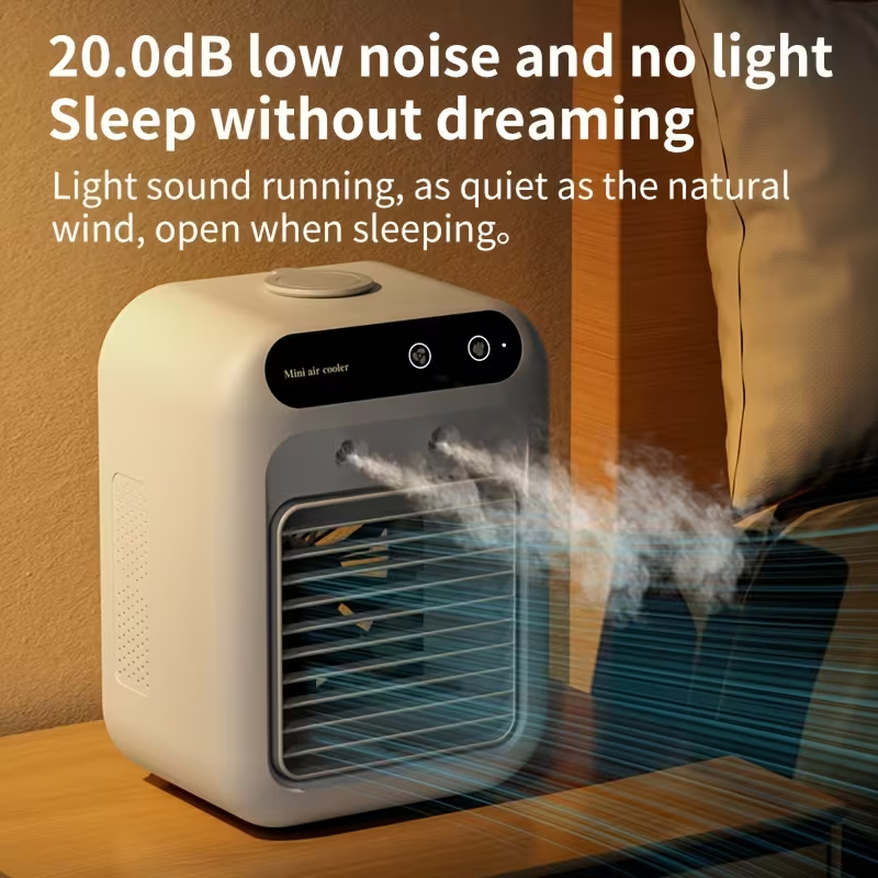 💥 Big Summer Sale🔥Buy 1 Get 1 Free🔥USB Travel - Quiet Mini Table Fan  And Air Cooler - Portable Personal Cooling Fan