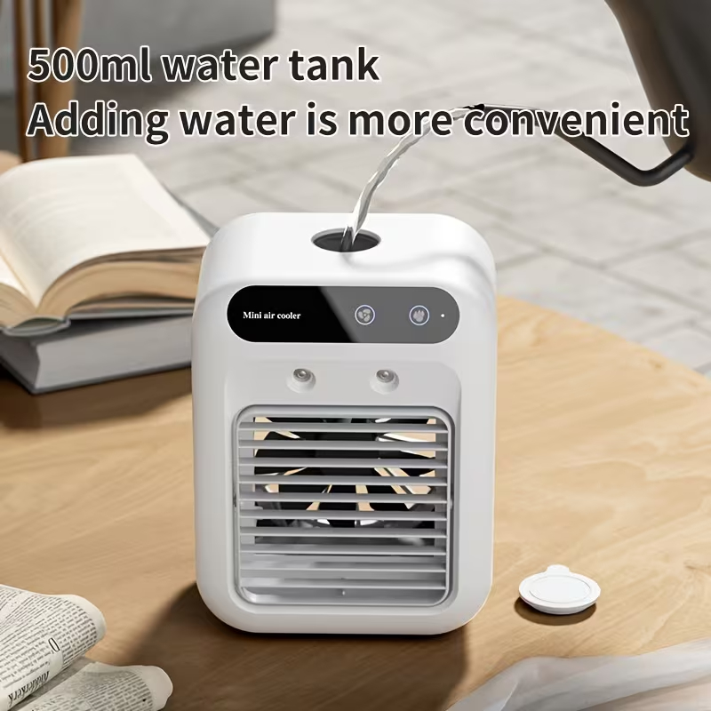 💥 Big Summer Sale🔥Buy 1 Get 1 Free🔥USB Travel - Quiet Mini Table Fan  And Air Cooler - Portable Personal Cooling Fan