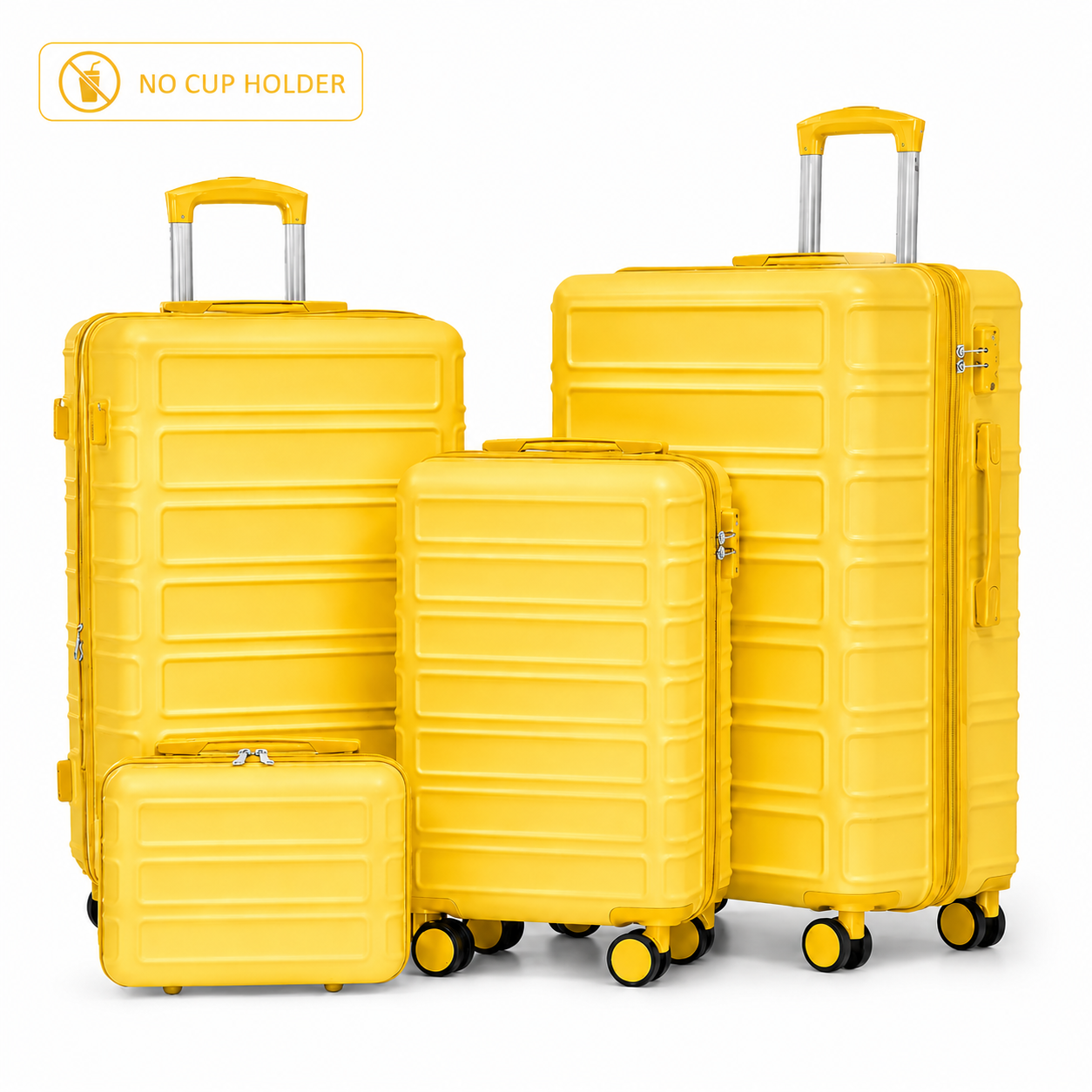 🔥Last Day For Clearance🔥4 Piece Expandable Hardshell Luggage Set with TSA Lock