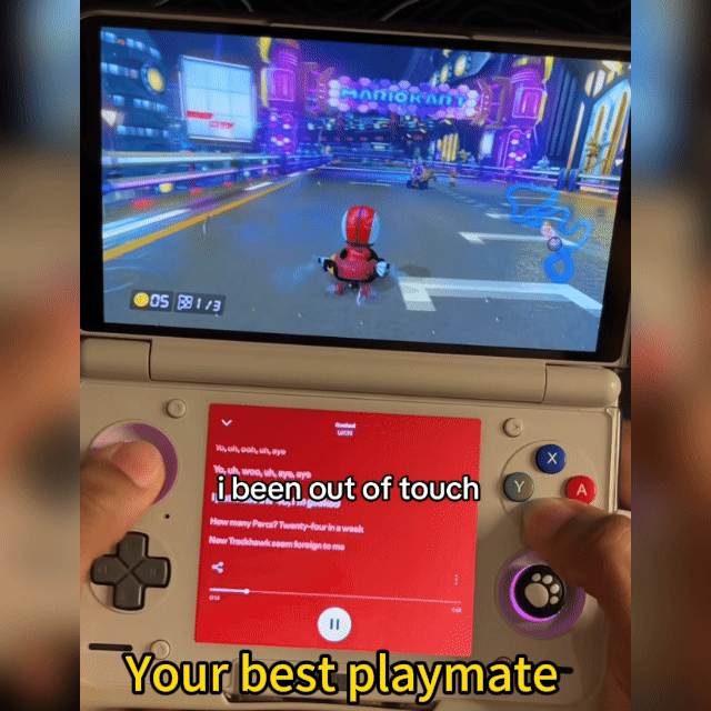 Pocket 6DS performance cooling and gameplay demonstration
