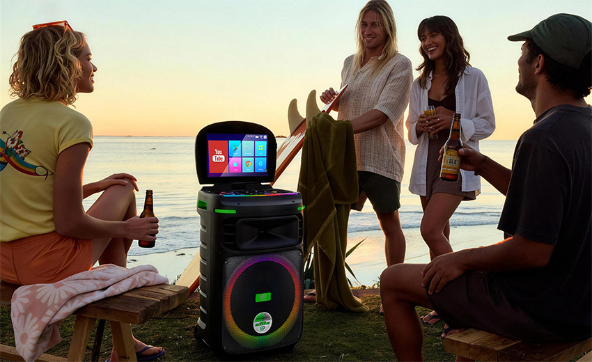 🔥Today's Special🔥High-performance all-in-one party karaoke speaker
