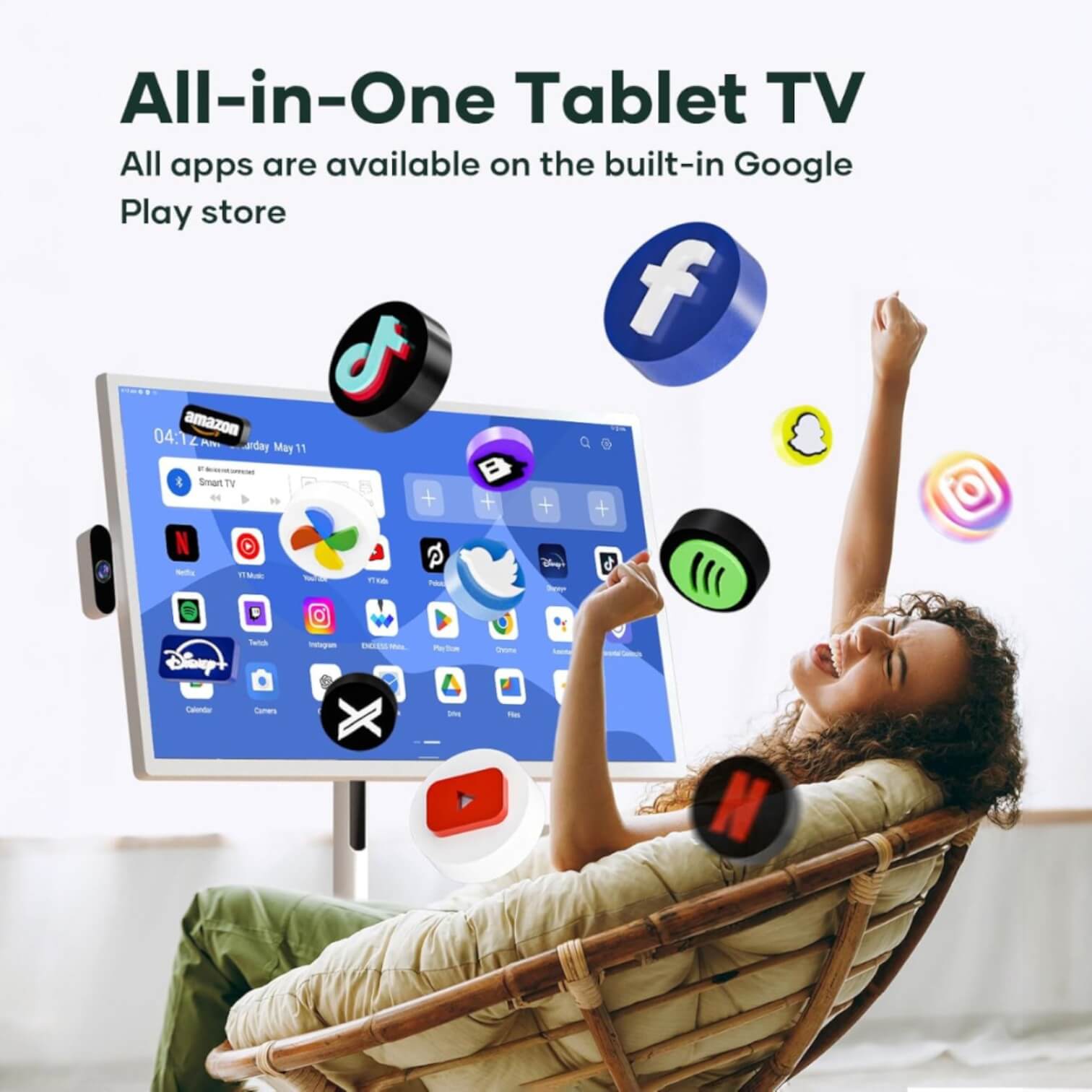 🔥Last Day For Clearance🔥4K Portable TV