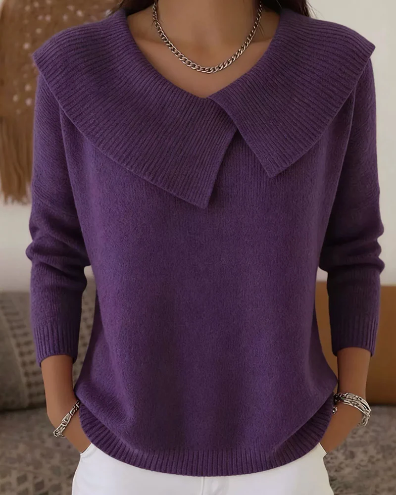 50% OFF - Effortless Comfort Ribbed Knit Sweater - Buy 2 Ship Free