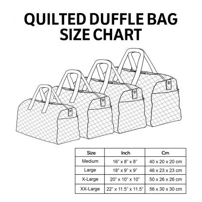 Autumn Cat Quilted Duffle Bag GFTONL5831