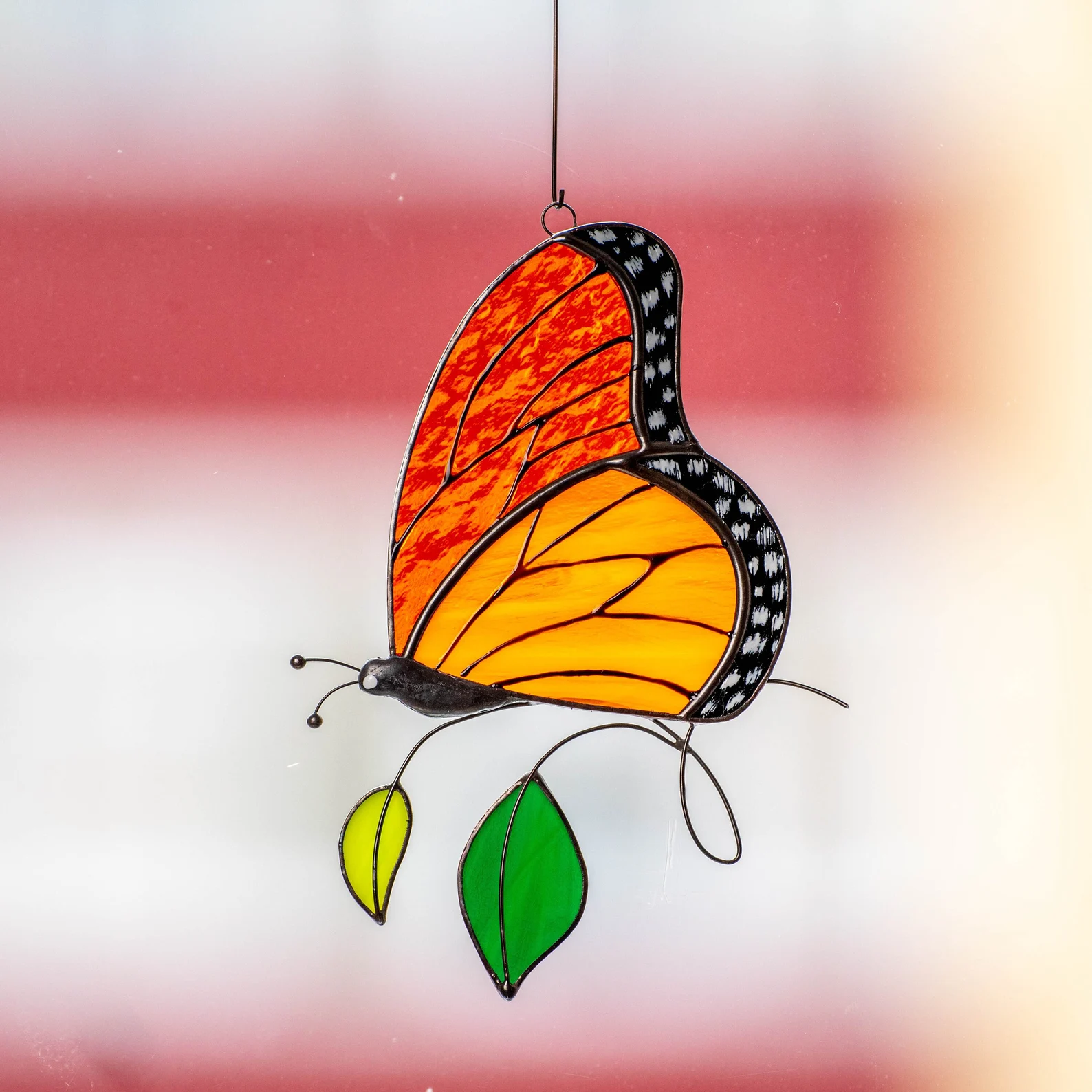 【Mother's Day Hot Sale 50% OFF】Handmade Butterfly Stained Window Hangings