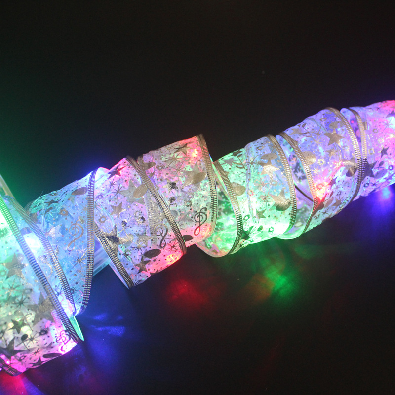 🎄CHRISTMAS RIBBON FAIRY LIGHTS